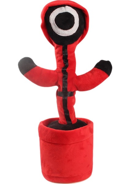 Kalamar Oyunu Dans Peluş Bebek 120 Şarkı Peluş Oyuncak Büküm Kaktüs Kayıt Konuşmayı Öğrenme Noel Hediyeleri, Yuvarlak (Yurt Dışından)