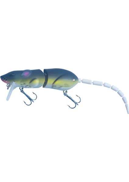 Yapay Balıkçılık Cazibesi Plastik Fare Cazibesi Swimbait Sıçan Yem Balıkçılık Cazibesi Kanca ile Olta Takımı Minnow Crankbaits D (Yurt Dışından)