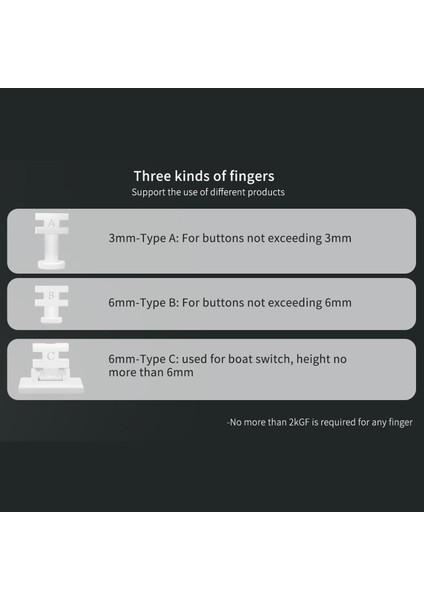Tuya Akıllı Fingerbot Bluetooth Fingerbot Uzaktan Kumanda Ses Kontrolü Akıllı Düğme Itici Akıllı Yaşam (Yurt Dışından)
