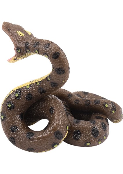 Çocuk Oyuncak Yılan Modeli Simülasyon Sürüngen Dev Python Büyük Python Vahşi Hayvan Yılan Modeli (Yurt Dışından)