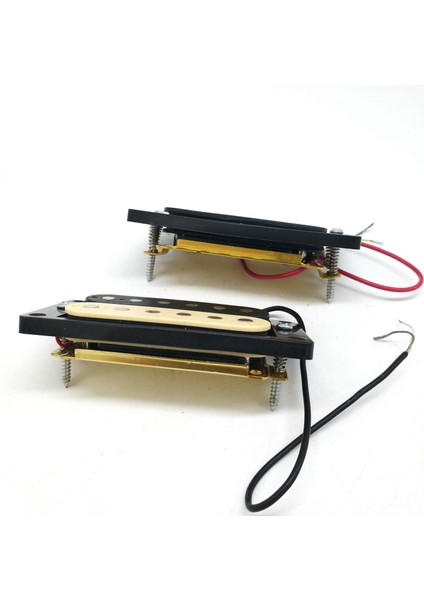 2 Adet Elektro Gitar Manyetikleri 50/52 Zebra Yüzlü Humbucker Çift Bobin Elektro Gitar Manyetikleri (Yurt Dışından)