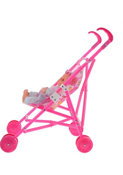 Bebekler Buggy Bebek Arabası Bebek Arabası Bebek Arabası Katlanabilir Oyuncak Bebek Arabası Bebek Bebek (Yurt Dışından)