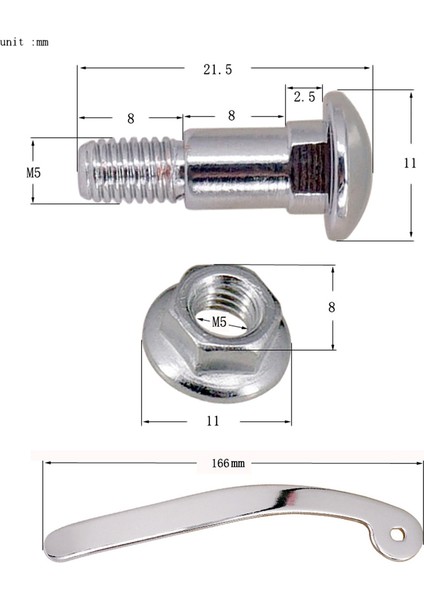 Elektro Gitar Aksesuarları Vidalar Gitar Parçaları Gitar Tremolo Vibrato Köprü Kuyruk Parçası Parçaları (Yurt Dışından) fırsatları