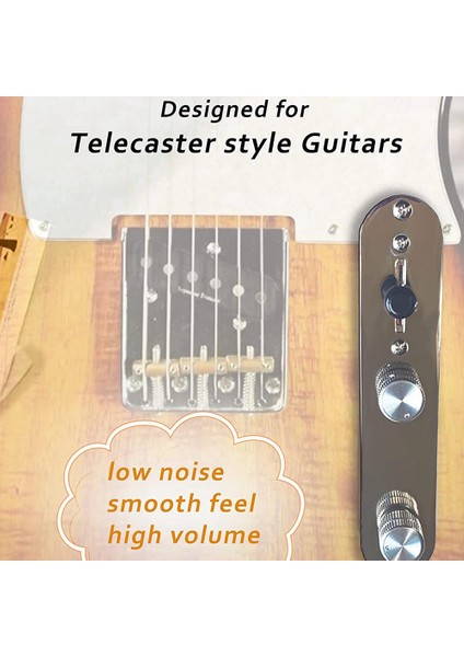 Kablolu Gitar Kontrol Plakası Düzeneği, Yüklü 3 Yollu Bıçak Anahtarı Itme Çekme Potansiyometresi Mükemmel Cts Pot Hız Düğmeleri (Yurt Dışından) fırsatları