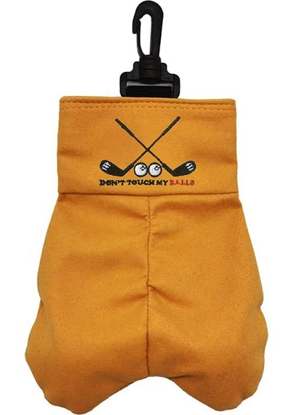 Golf Topu Saklama Çantası, Taşınabilir Golf Topu Taşıyıcı Cep Tutucu Çanta, Topuma Dokunma Komik Toka Yapış Prank Golf Çantası (Yurt Dışından)