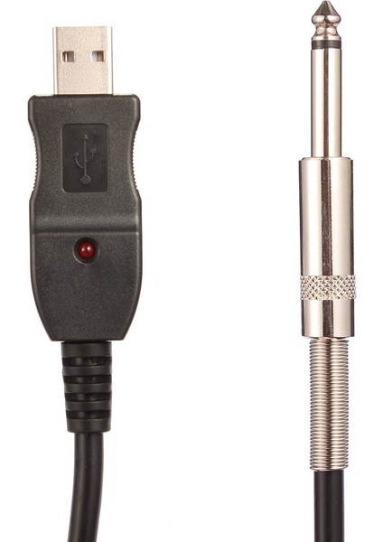 3m Gitar Pc'ye USB Kayıt Kablosu Kurşun Adaptörü Dönüştürücü Bağlantı Arayüzü 6.5mm (Yurt Dışından) fiyatları