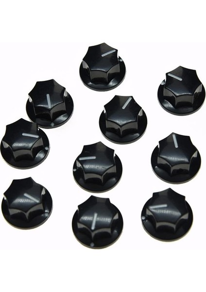 10 Adet Gitar Düğmeleri Amplifikatör Amp Düğmesi Bas Sesi Ses Düğmeleri Guitarra Brass Için (Yurt Dışından)