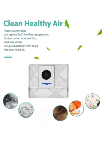 18 Adet Ecovacs Deebot T20/T20MAX/T20PRO/X1 OMNI/T10 Omni/turbo Elektrikli Süpürge Ana Yan Fırça Toz Torbası Paspas Bezi (Yurt Dışından) fırsatları