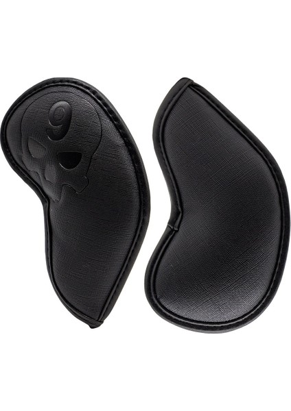 1 Takım 10 Golf Kulübü Başkanı Koruyucu Kılıf Siyah Pu Kabartmalı Kafatası Kafası 4-9.psax Tüm Demir Kama Için (Yurt Dışından) fiyatları