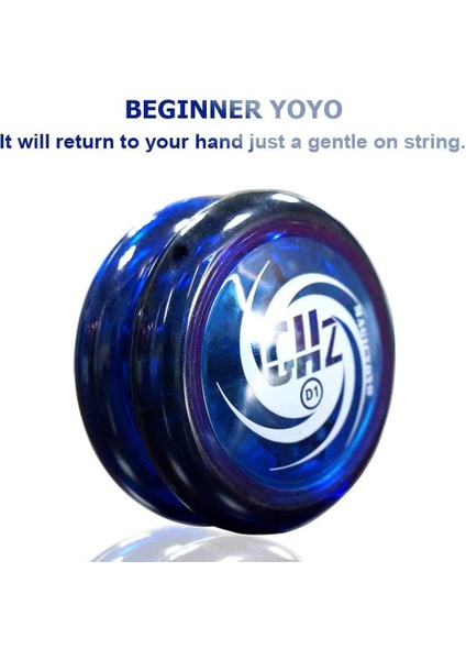 Magıcyoyo Duyarlı Yoyo D1 Ghz, Yoyo Telleri + Parmak Karyolası + Yoyo Çantası ile Yeni Başlayan Çocuklar Için Profesyonel Döngü Yoyoları, Kırmızı (Yurt Dışından)