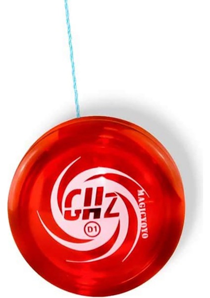 Magıcyoyo Duyarlı Yoyo D1 Ghz, Yoyo Telleri + Parmak Karyolası + Yoyo Çantası ile Yeni Başlayan Çocuklar Için Profesyonel Döngü Yoyoları, Kırmızı (Yurt Dışından)