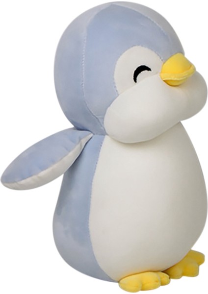 Süper Sevimli Gülmek Penguen Peluş Oyuncak Bebek Kız, Güzel Karikatür Şekilli Yumuşak Hayvan Bebek Bebek Çocuk Oyuncakları Açık Mavi (Yurt Dışından)