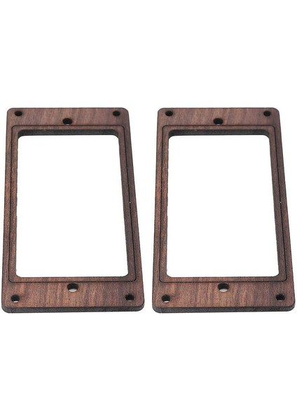 2 Adet Elektro Gitar Ahşap Humbucker Gitar Pikap Çerçevesi Pikap Montaj Halkası (Yurt Dışından) fiyatları