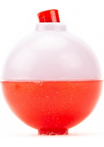 30 Adet Balıkçılık Bobbers 1 Inç, Basma Düğmesi Snap-On Balıkçılık Şamandıralar Bobber Kırmızı ve Beyaz, Balıkçılık Şamandıra ve Bobbers (Yurt Dışından)
