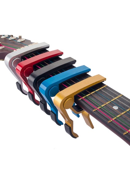 Akustik/elektrik/klasik Alüminyum Alaşımlı Gitar Capo Hızlı Değişim Anahtar Kelepçesi, Siyah (Yurt Dışından) fiyatları
