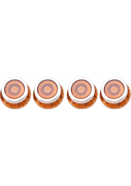Adet Gitar Ton ve Ses Hız Kontrol Düğmeleri Silindir Şapka Çan Lp Sg Gitar, Amber (Yurt Dışından)