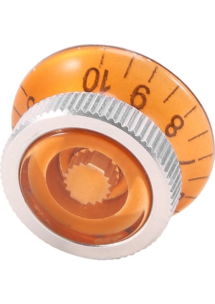 Adet Gitar Ton ve Ses Hız Kontrol Düğmeleri Silindir Şapka Çan Lp Sg Gitar, Amber (Yurt Dışından)
