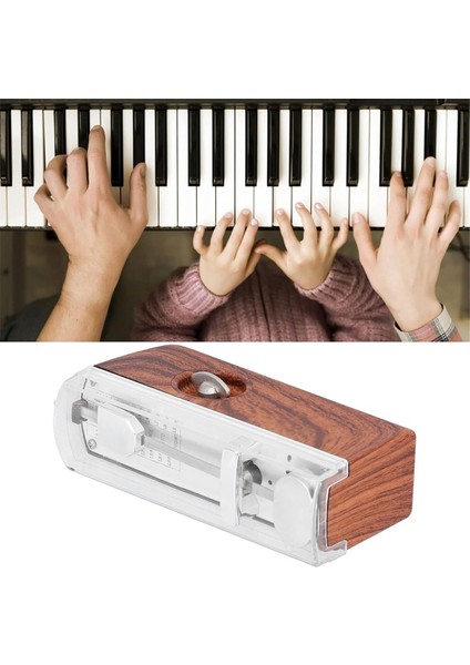 Basit Beş Köşeli Yıldız Amplifikatör Deliği Tasarımlı Mekanik Metronom, Ayarlanabilir Metronom Hızı 60 - 208 Beat A (Yurt Dışından) fiyatları