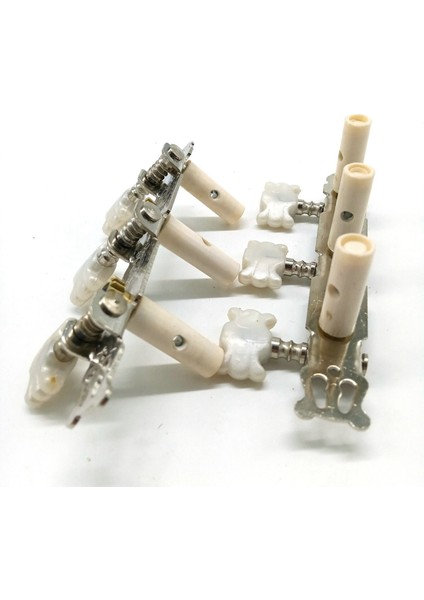 Bir Çift Gitar Tuning Pegs Makine Akortçuları Beyaz Makine Kafası Klasik Gitar Gitar Parçası Aksesuarları (Yurt Dışından) fırsatları