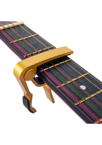 Akustik/elektrik/klasik Alüminyum Alaşımlı Gitar Capo Hızlı Değişim Anahtar Kelepçesi, Siyah (Yurt Dışından) fırsatları