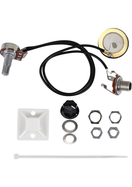 27MM Gitar Pickup Piezo Dönüştürücü Kablolu Amplifikatör ile 6.35MM Çıkış Jakı Akustik Gitar Ukulele Puro Kutusu Gitar (Yurt Dışından)