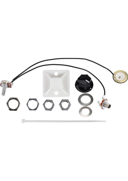 27MM Gitar Pickup Piezo Dönüştürücü Kablolu Amplifikatör ile 6.35MM Çıkış Jakı Akustik Gitar Ukulele Puro Kutusu Gitar (Yurt Dışından)