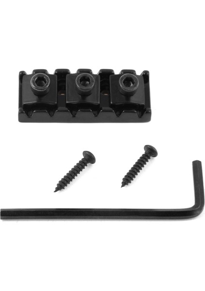 42MM Gitar Metal Dize Kilit Kilitleme Somunu Elektro Gitar Tremolo Çift Kilit Sistemi Için, Siyah (Yurt Dışından) fiyatları