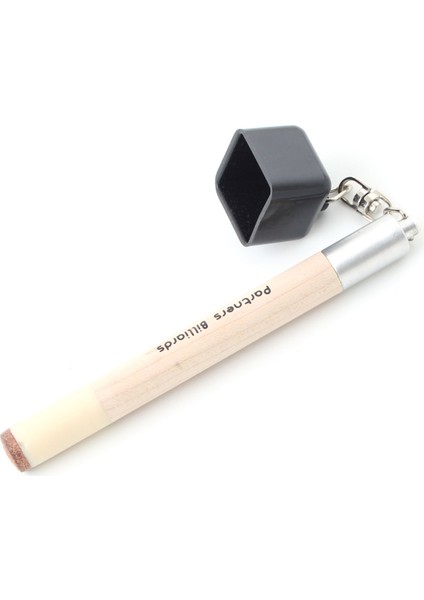 2 In 1 Cep Tebeşir Tutucu Hazırlık Çubuğu Bilardo Snooker Havuz Cue Ucu Delme Aracı (Yurt Dışından)