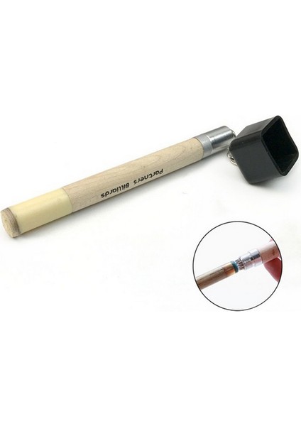 2 In 1 Cep Tebeşir Tutucu Hazırlık Çubuğu Bilardo Snooker Havuz Cue Ucu Delme Aracı (Yurt Dışından)