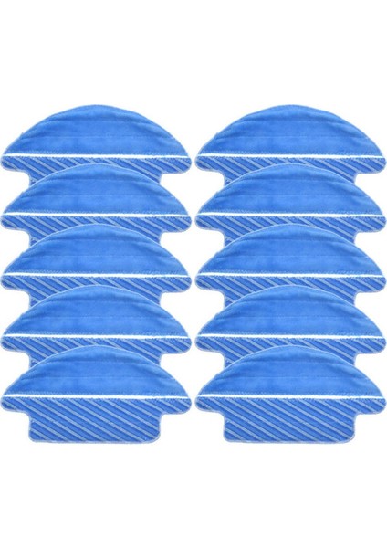 Conga 3090 Serisi Robot Süpürge Aksesuarları Için 10 Paket Mikrofiber Paspas Pedleri (Yurt Dışından)