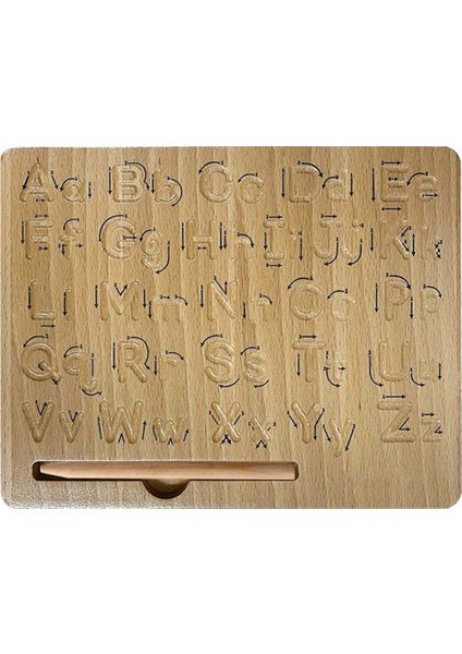 Ahşap Alfabe Izleme Tahtası Eğitici Oyuncak Okul Öncesi Için Abc Yazmayı Öğrenin 3-5 Yaş Için Mükemmel Hediye (Yurt Dışından)
