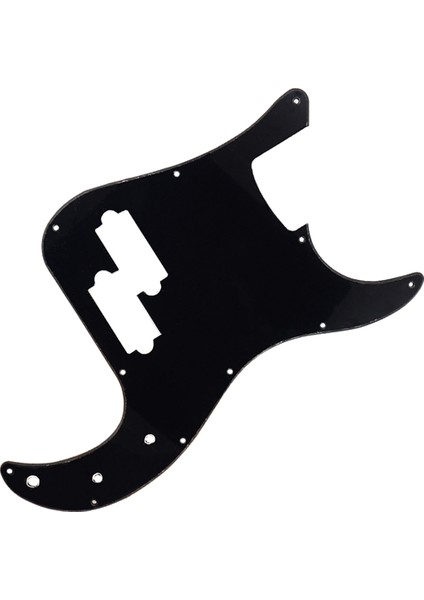 Tek Katmanlı Siyah 11 Delikli Bas Pickguard Scratch Plaka 4 Dize Amerikan/meksika Standart Aksesuarları Için Pick Guard (Yurt Dışından)