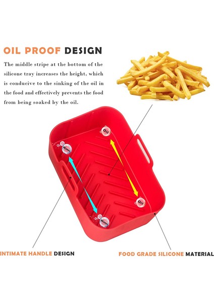 Hava Fritöz Silikon Pot-8 Qt Ninja Foodi DZ201 DZ401 Için Silikon Hava Fritöz Gömlekleri, Gıda Güvenli Yeniden Kullanılabilir Hava Fritöz Sepeti (Yurt Dışından) modelleri