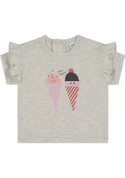 Dondurma Aşkı Fırfırlı T-Shirt