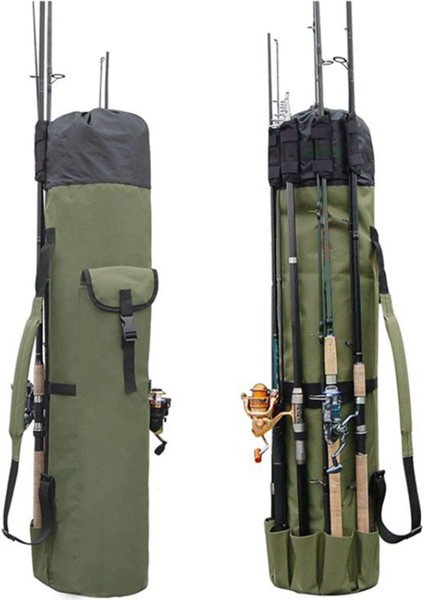 Silindir Balıkçılık Çantası Çok Fonksiyonlu Olta Olta Çantası Deniz Çubuk Olta Saklama Çantası (Yurt Dışından) indirimleri