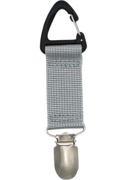 Yetişkinler Için Çanta Çanta Sırt Çantası Bagaj Üzerinde Asılı Seyahat Için Şapka Klipsi Açık Seyahat Plaj Aksesuarları (Gümüş Gri) (Yurt Dışından)