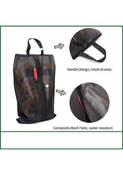 Suya Dayanıklı Seyahat Ayakkabı Çantaları, Erkekler ve Kadınlar Için Ayakkabı Saklama Organizatörü Fermuarlı Ayakkabı Kesesi (Yurt Dışından) modelleri