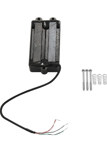 Bas Gitar Için Gürültüsüz Iyi Denge 4 Telli Bas Humbucker Çift Bobin Pikap Siyah (Yurt Dışından)