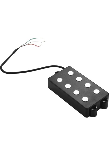 Bas Gitar Için Gürültüsüz Iyi Denge 4 Telli Bas Humbucker Çift Bobin Pikap Siyah (Yurt Dışından)