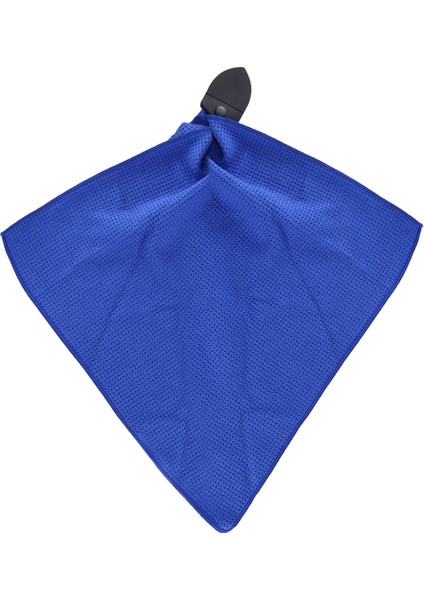 Manyetik Havlu, Golf Arabalarına Veya Sopalara Güçlü Tutuş Için Derin Cepli Mıknatıslı Katmanlı Mikrofiber Golf Havlusu, Mavi (Yurt Dışından)