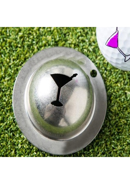 Golf Topu Hattı Işaretleyici Stencil Çelik Işaretleyici Kalem Golf Vuruş Konumlandırma Yardımcıları Açık Golf Spor Aracı, B (Yurt Dışından) modelleri