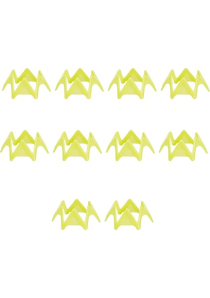 10 Adet Golf Mat Tees, Golf Simülatörü Tees, Sürüş Alanı Için Pratik Golf Tees, Golf Eğitimi Için Ev Golf Tees, Sarı S (Yurt Dışından)