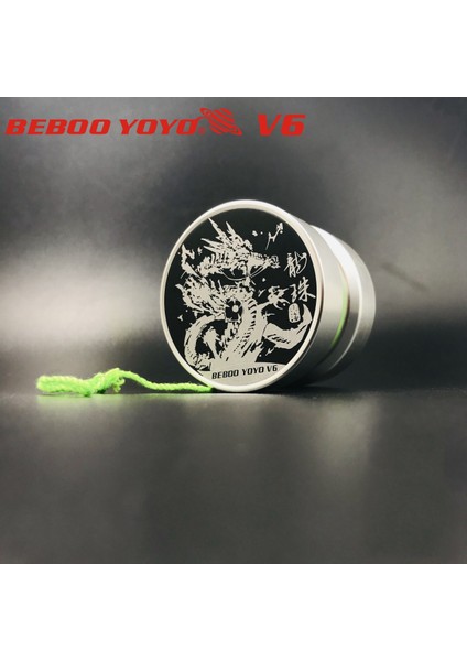 Bebooyoyo Bilyalı Rulman Beboo Yoyo V6 Alaşımlı Alüminyum Yo Yo Metal Profesyonel Yo-Yo Oyuncak 2 (Yurt Dışından)