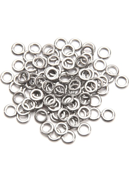 Balıkçılık Katı Halka Jig Balıkçılık Aksesuarları En Iyi 304 Paslanmaz Çelik Çok Büyük Test 1 # (Yurt Dışından)