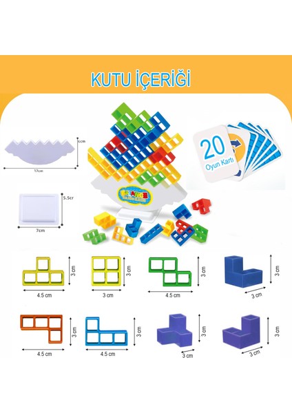 Tetra Kule Denge Oyuncağı Eğitici Kutu Oyuncak