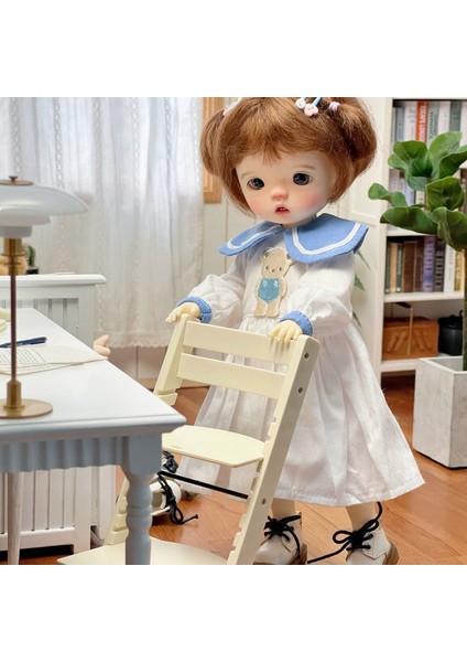 1/6 1/12 Dollhouse Modeli Minyatür Mobilya Aksesuarları Bebek Yemek Sandalyesi Koltuk Rafı OB11 Bjd Dollhouse Oyuncaklar, Sarı (Yurt Dışından) indirimleri