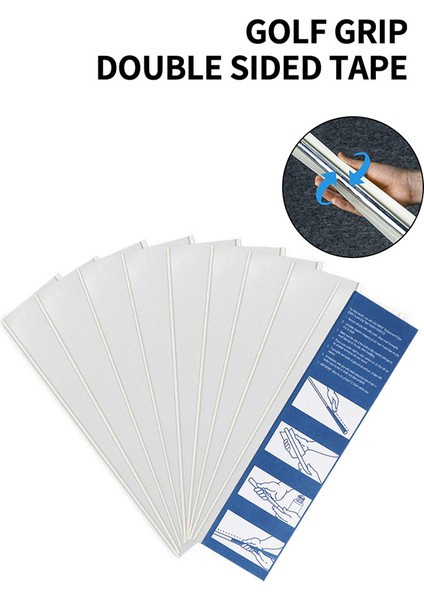 13 Adet Golf Kaymaz Bant Çift Taraflı Golf Kulübü Sapları Önceden Kesilmiş Golf Kauçuk Şeritler (Yurt Dışından) modelleri