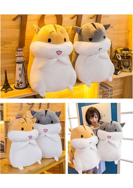 30 cm Hamster Bebek Hayvan Bebek Sevimli Kabarık Hamster Bebek Peluş Oyuncaklar Doldurulmuş Oyuncak Kucaklama En Iyi Doğum Günü Hediyesi Çocuklar(A) (Yurt Dışından)