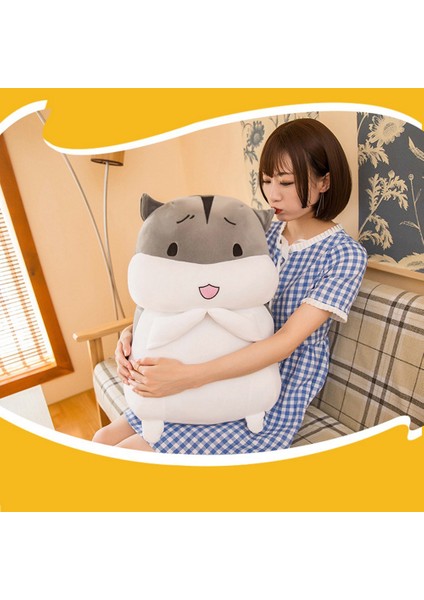 30 cm Hamster Bebek Hayvan Bebek Sevimli Kabarık Hamster Bebek Peluş Oyuncaklar Doldurulmuş Oyuncak Kucaklama En Iyi Doğum Günü Hediyesi Çocuklar(A) (Yurt Dışından)