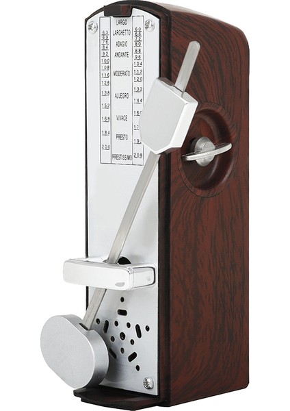 Piyano Mekanik Metronom Elektronik Retro Metronom Evrensel Piyano Gitar Keman Müzikal Derin Ahşap Renk (Yurt Dışından)